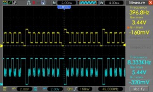 oscilloscope waveform