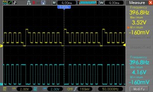 oscilloscope waveform